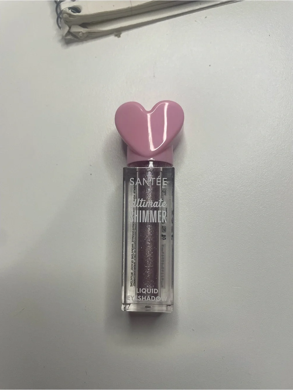 Shimmery Liquid Eyeshadow Trio — Pink Heart Caps, Pink